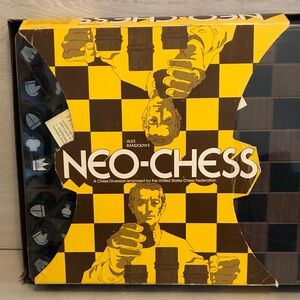 Alex Randolph Neo-chess 1972 Vintage Game by 3M NOS rough box corners